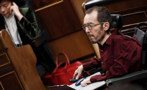 Echenique será el portavoz de Podemos en el Congreso