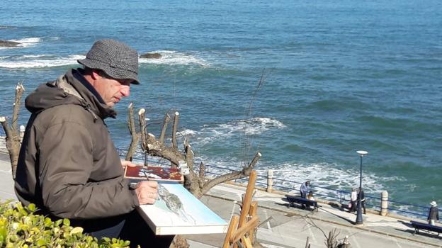 Los paisajes de Sergio Piris abren el año expositivo en el Gran Casino de El Sardinero