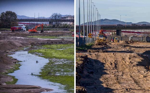 El relleno de «la charca en Raos», casi concluido