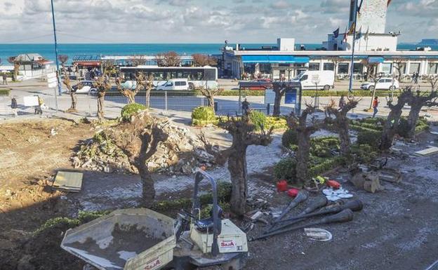 El Ayuntamiento asegura que la plaza de Italia tendrá más árboles que antes