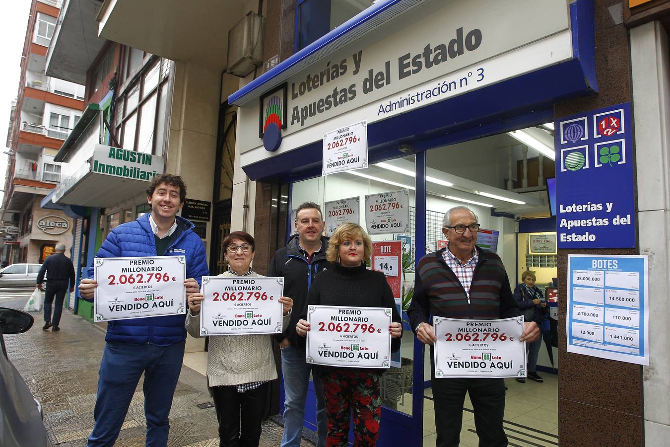 Toca una Bonoloto de más de dos millones de euros en Torrelavega