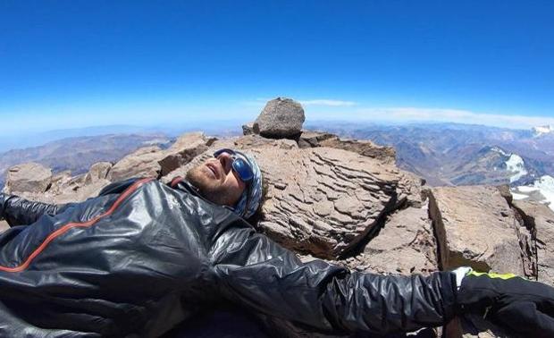 Otro récord de velocidad en el Aconcagua