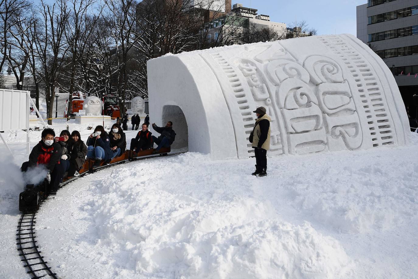 El Festival de Nieve, sin nieve, de Sapporo