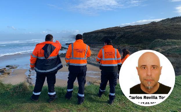 La búsqueda por la costa de Liencres del hombre desaparecido se reanuda esta mañana