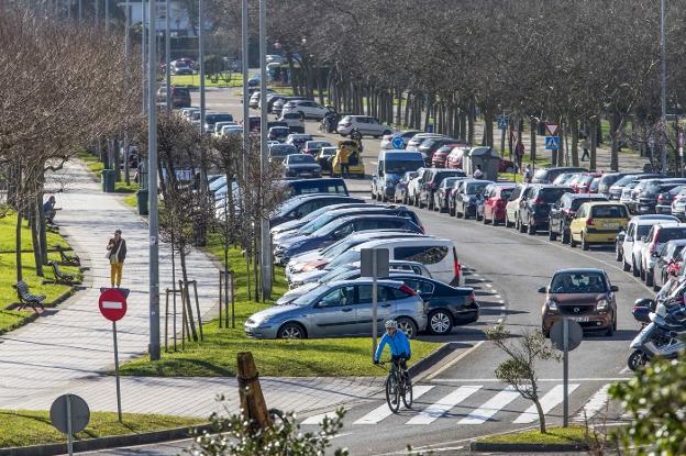 El aparcamiento, la pelea de El Sardinero