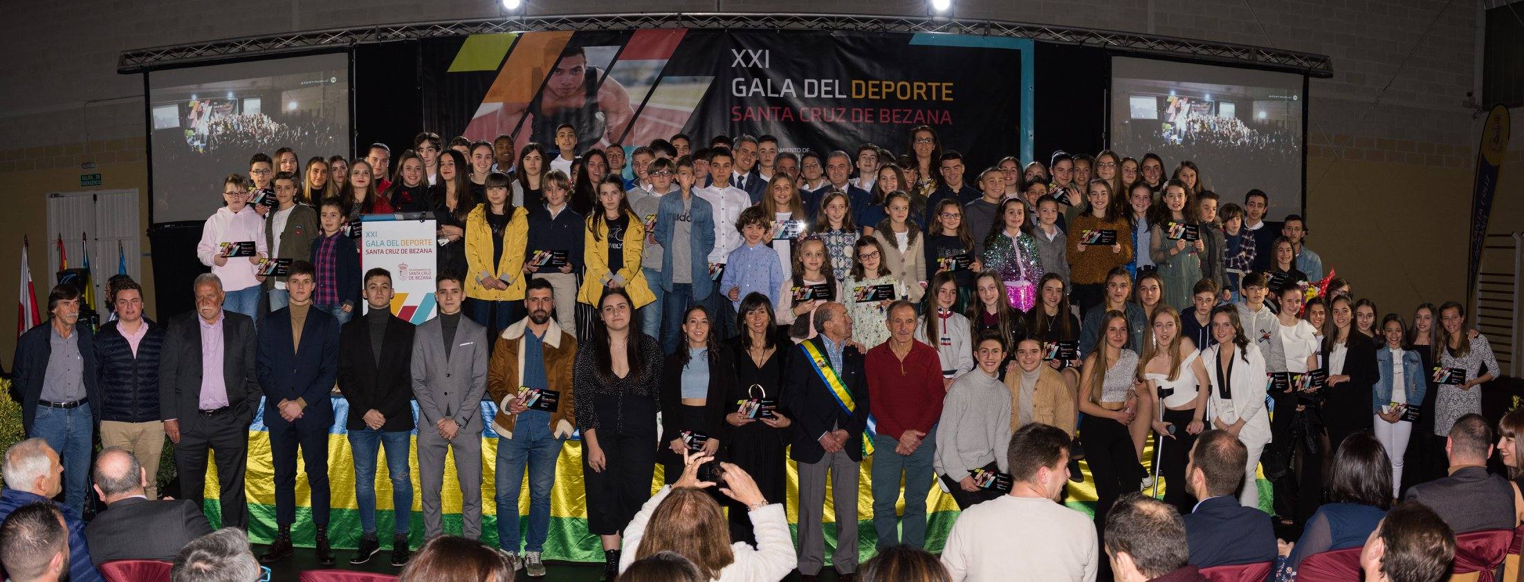 La XXI Gala del Deporte de Bezana entrega 134 galardones