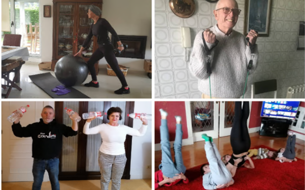 En forma durante el encierro