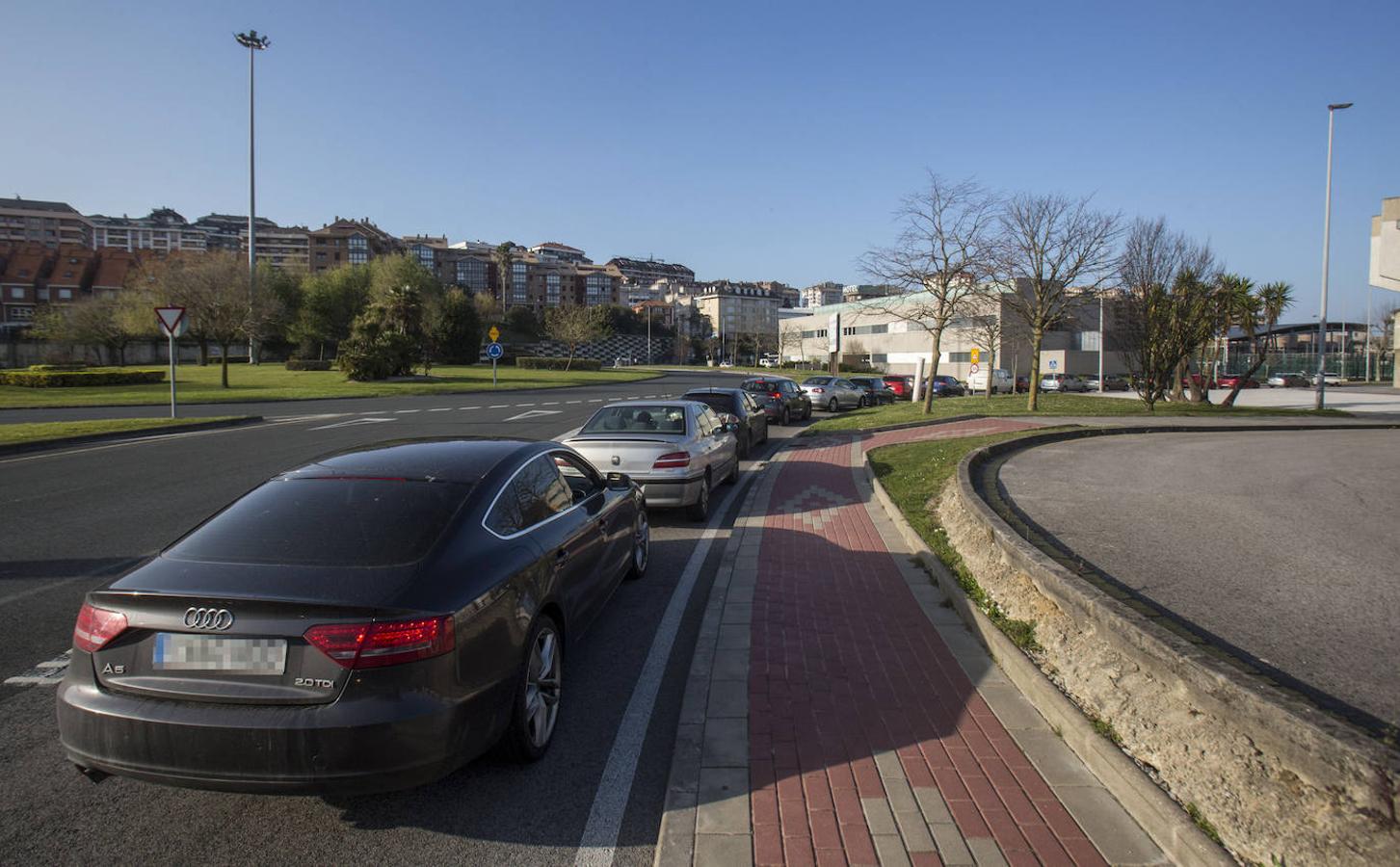 Test de coronavirus sin bajarse del coche en El Sardinero