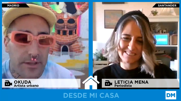 Okuda nos abre las puertas de su casa en el confinamiento