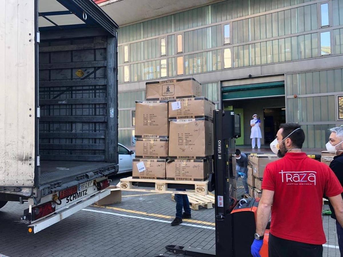 Material de protección para los sanitarios de Valdecilla