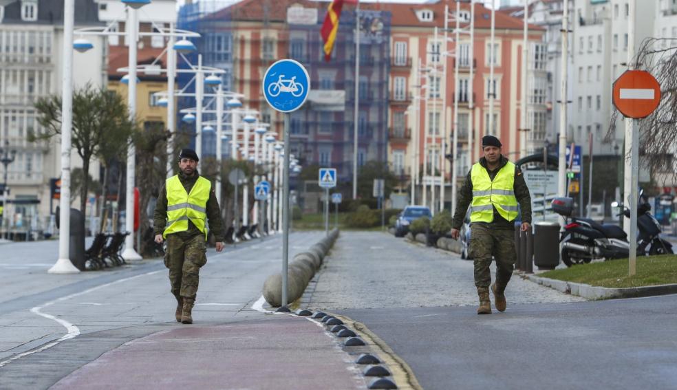 Militares en la guerra sanitaria