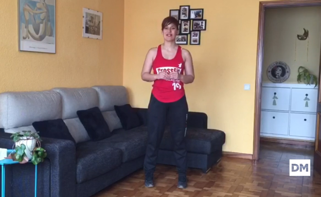 Rebeca Álvarez nos enseña una tabla de ejercicios físicos para todas las edades