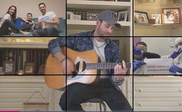 El músico colindrés &#039;Cacho&#039; desgrana sus sentimientos en una canción sobre el confinamiento