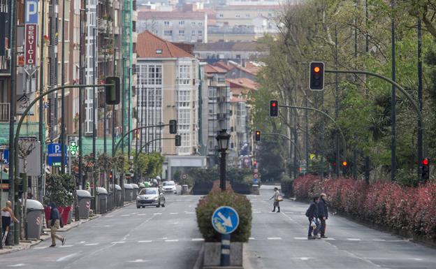 El tráfico se ha reducido hasta un 85% en Santander durante el confinamiento