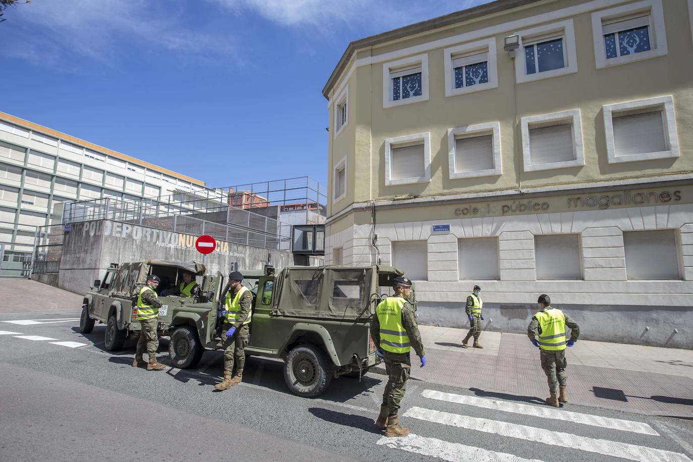 El Ejercito patrulla por Santander