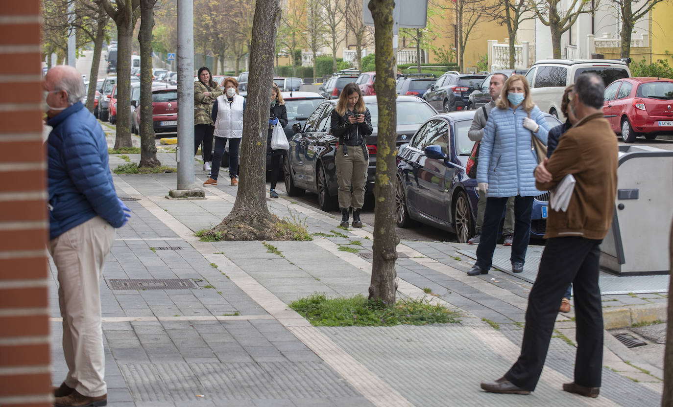 Confinamiento en el santanderino barrio de Valdenoja