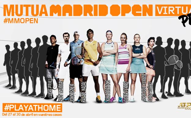 Nadal se apunta al Mutua Madrid Open Virtual