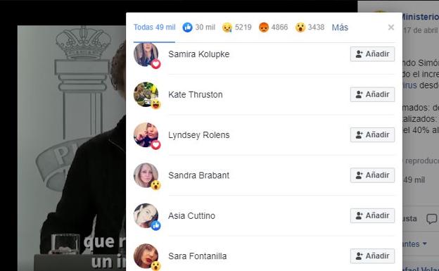 Facebook borra las cuentas falsas que apoyaron a Sanidad sin aclarar quién es el responsable