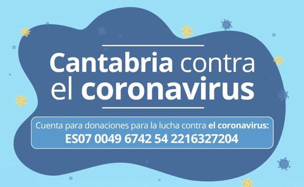 La cuenta del Covid-19 del Gobierno de Cantabria recauda más de 400.000 euros en un mes
