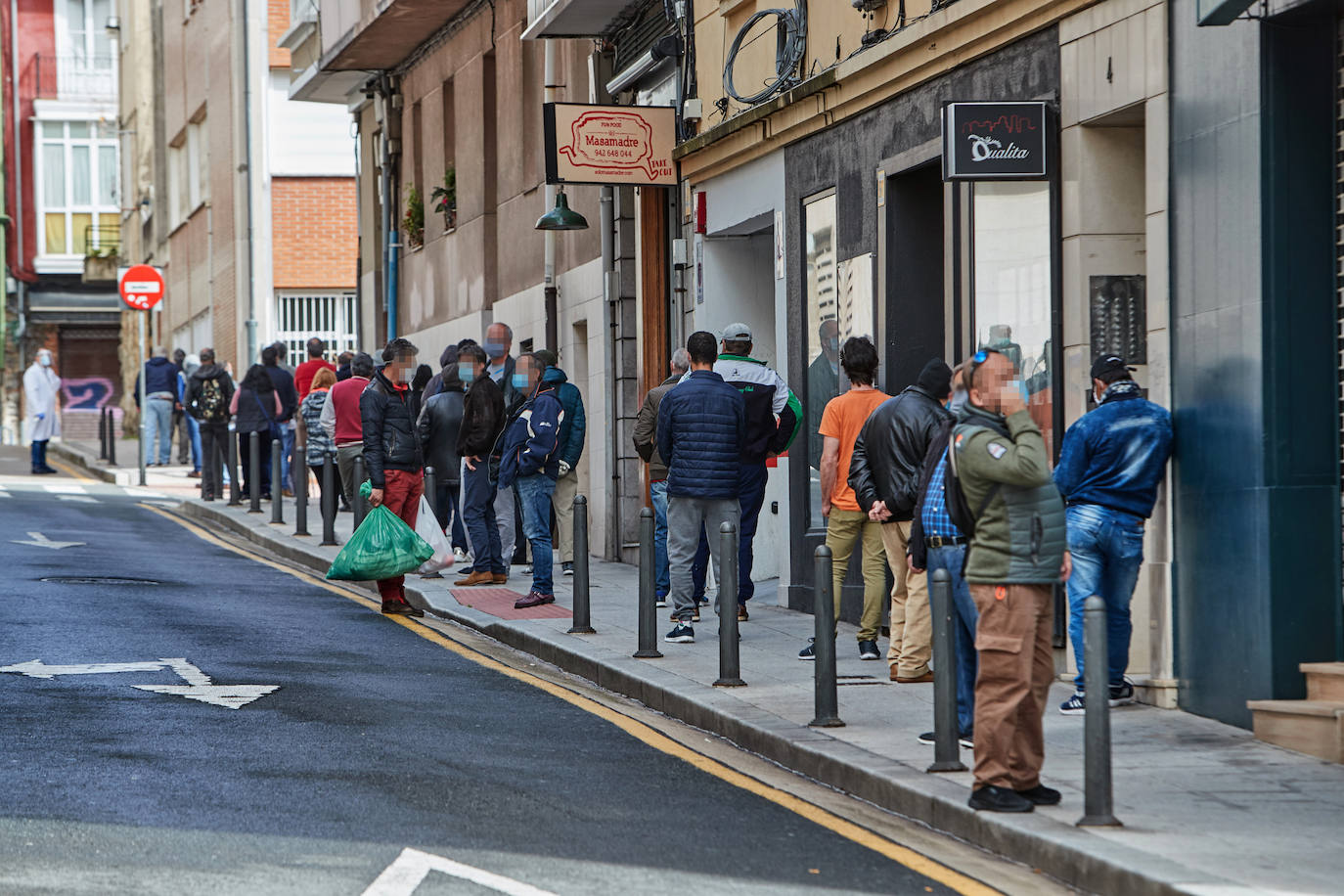 El virus dispara la pobreza en Cantabria