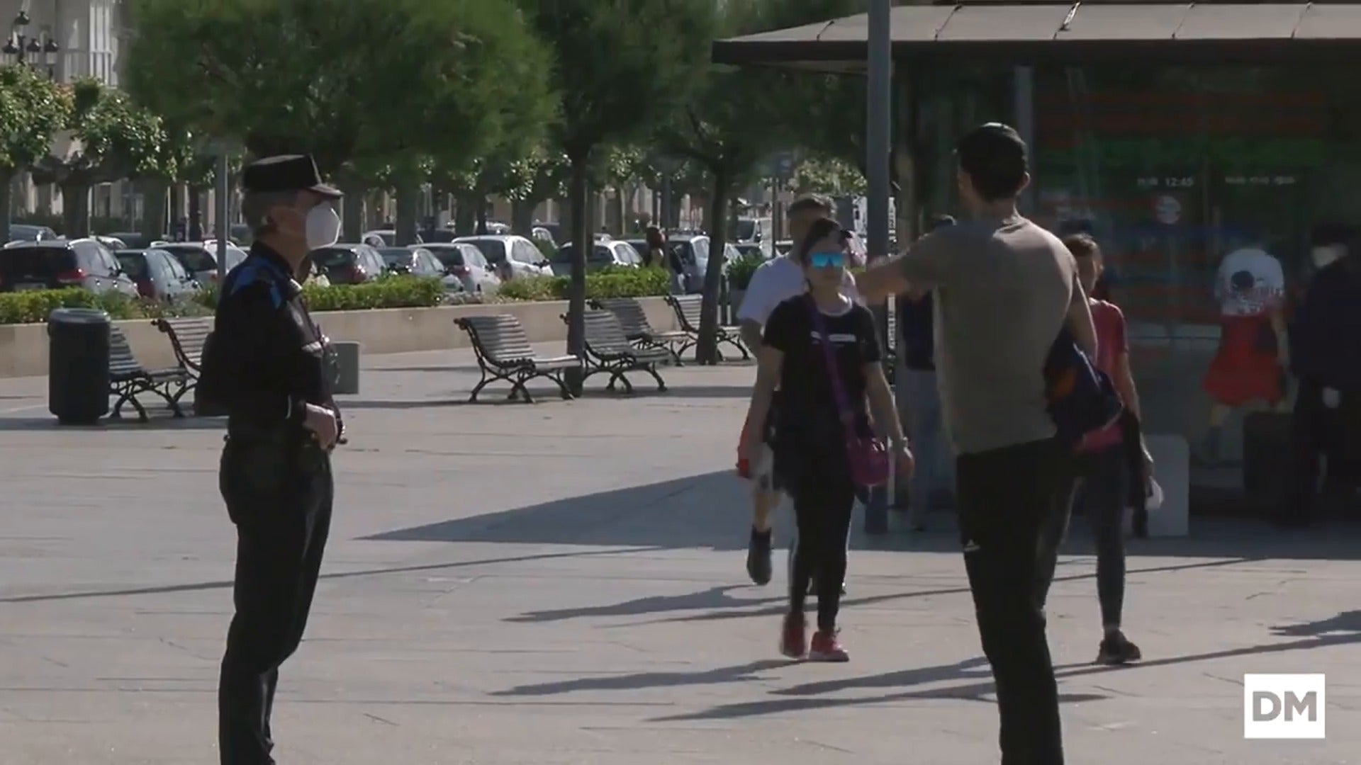 Así ha transcurrido esta primera mañana con la gente en las calles de Santander