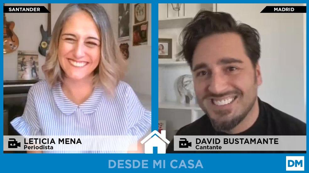 David Bustamante: «Necesito ver el mar, a mi gente, a mi familia...»