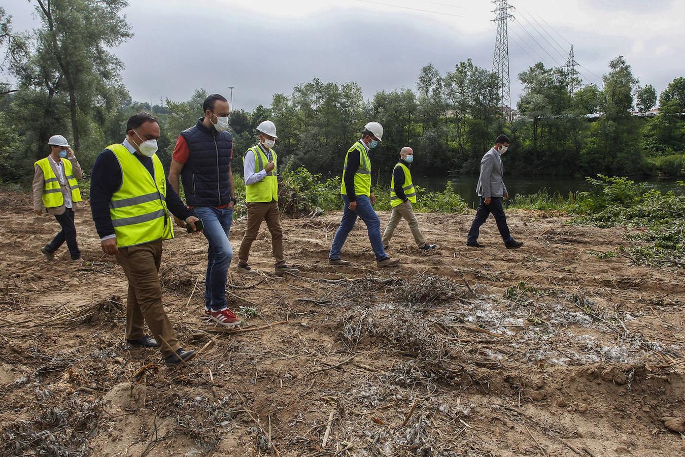 Se inician las obras de la pasarela sobre el Saja-Besaya