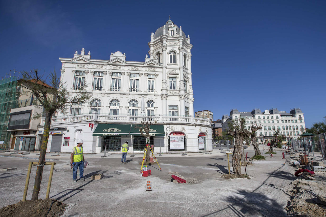 Las obras no paran en El Sardinero