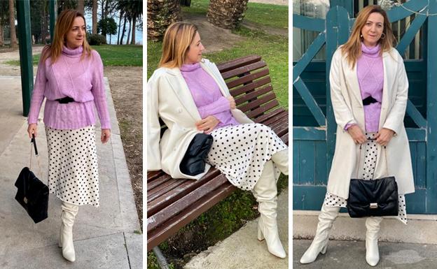 Un look muy primaveral que alarga nuestra silueta tras el confinamiento