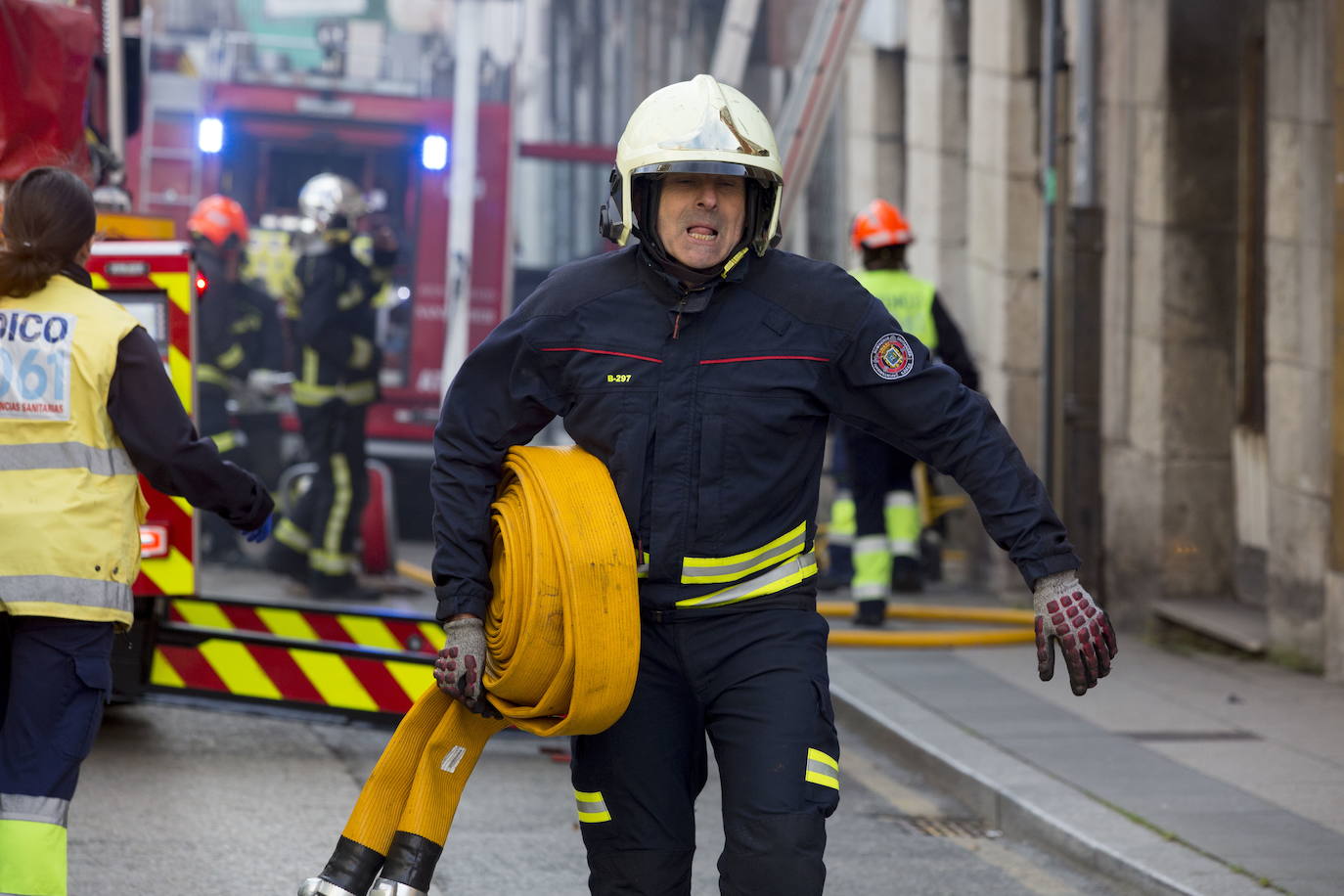 Santander y Castro recibirán 1,1 millones por los servicios de bomberos en 2020