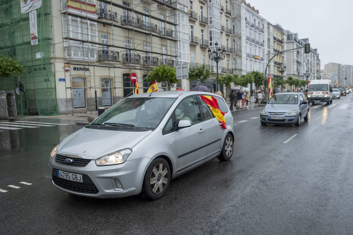 La protesta de Vox colapsa el centro de Santander