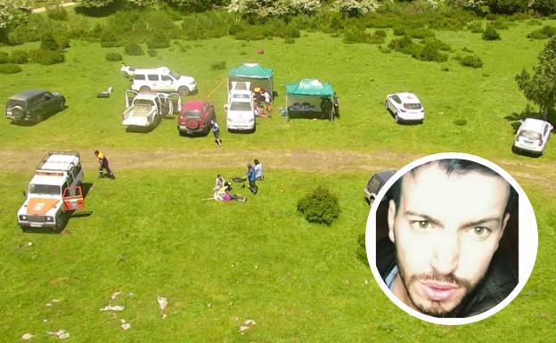 Quinto día en busca de Alejandro: cien efectivos con perros rastrean los montes de Palombera