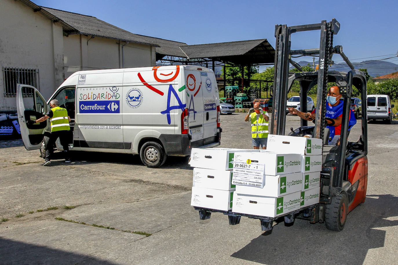 7.000 kilos de comida para el Banco de Alimentos de Canabria