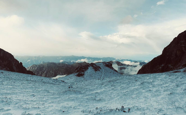 La nieve reaparece en los Picos de Europa a una semana del inicio del verano