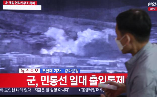 Corea del Norte destruye la oficina de relaciones con el Sur