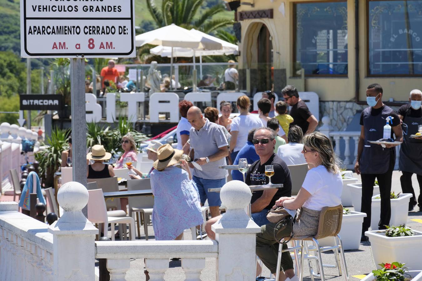 La vuelta de los turistas vascos se hace notar