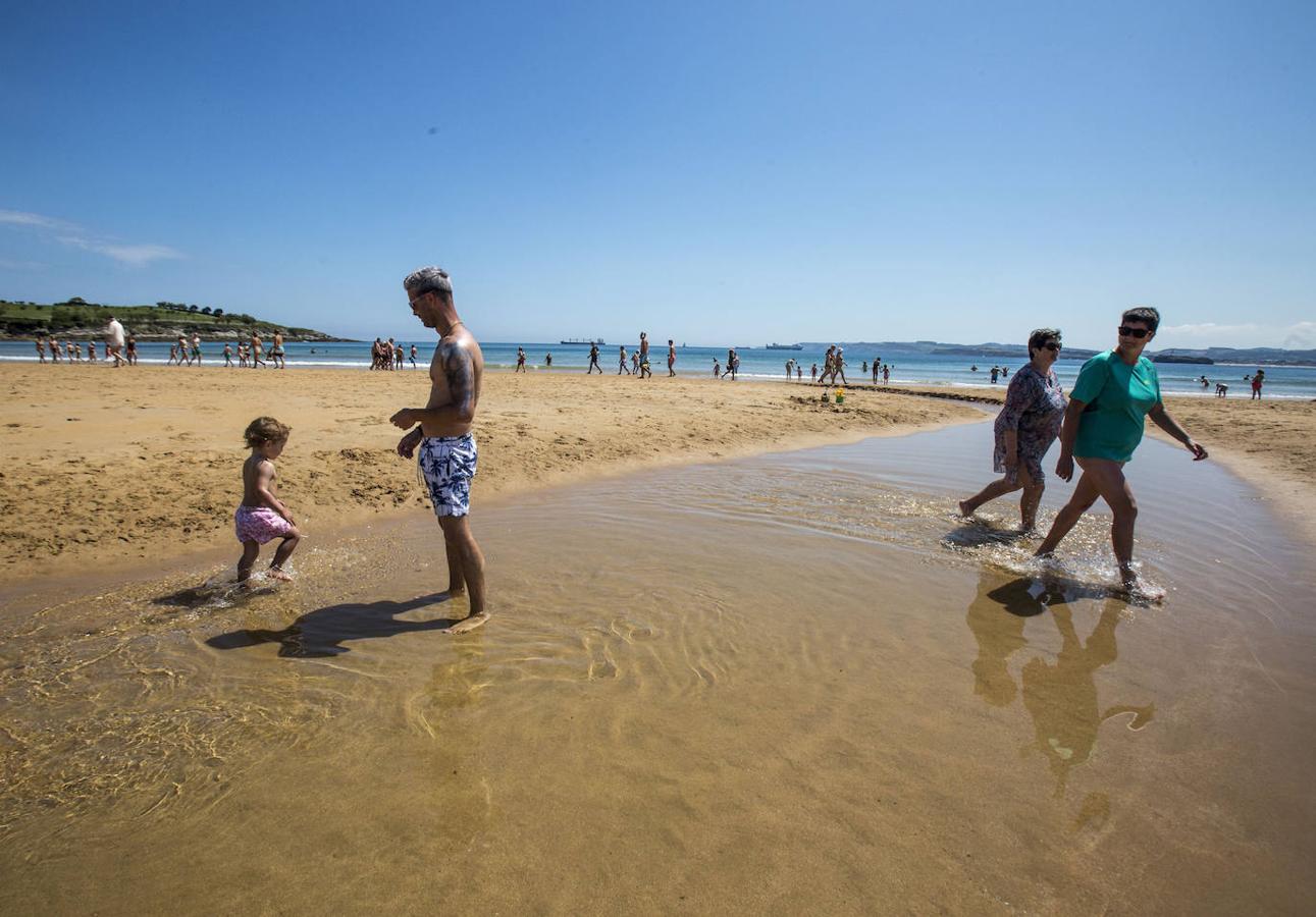 Primer domingo de la 'nueva normalidad' en Santander