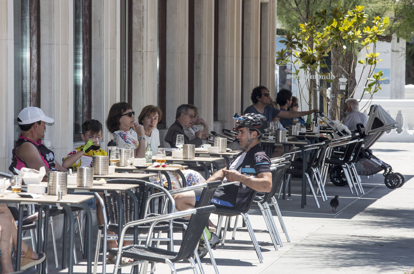 Primer domingo de la 'nueva normalidad' en Santander