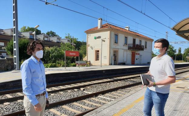 La estación de Guarnizo contará con un paso inferior peatonal