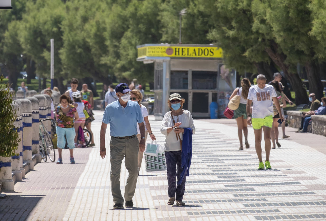 El uso se la mascarilla se relaja