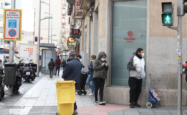 La pandemia dispara un 57% las demandas de ayuda a Cáritas