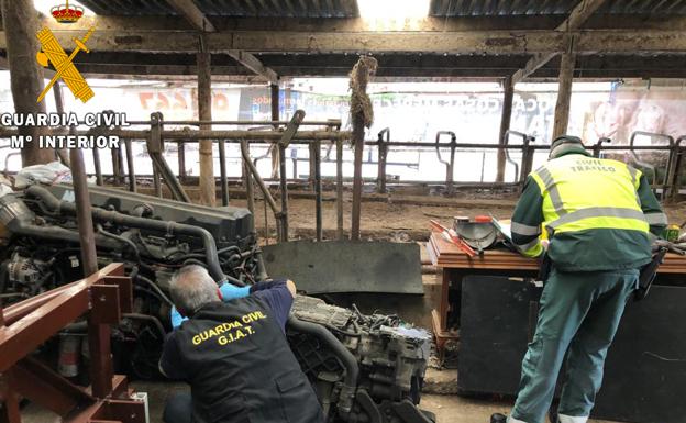 Detenidos por robar y despiezar un camión en Bareyo