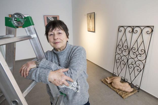 La fusión de texturas de Mercedes Elvira, en Los Arenales