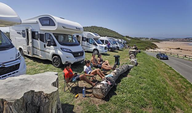 Las autocaravanas toman Cantabria