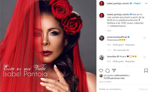 Isabel Pantoja presenta por sorpresa su nuevo tema, 'Esta es mi vida'