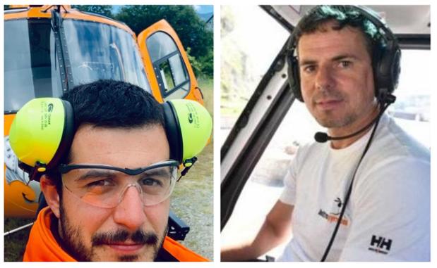 Los Picos lloran la muerte de los pilotos de helicóptero que les hacían los porteos