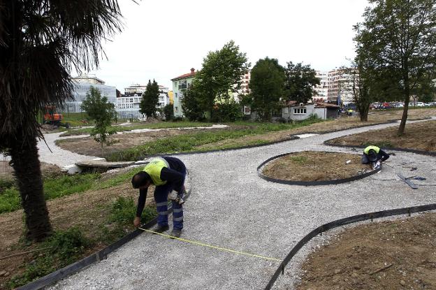 Comienzan las obras del nuevo parque de Miravalles