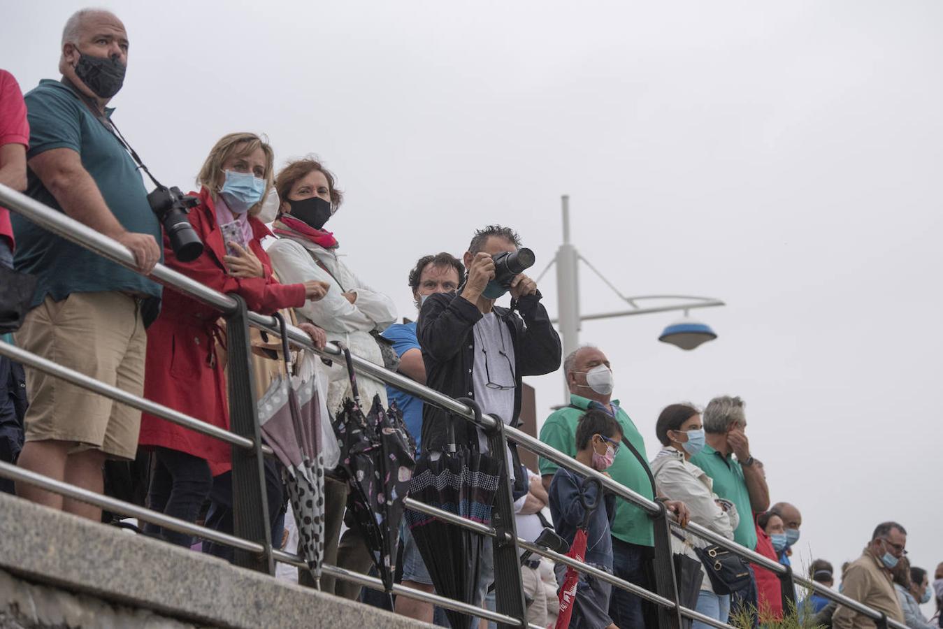 Imágenes para una regata bajo la lluvia