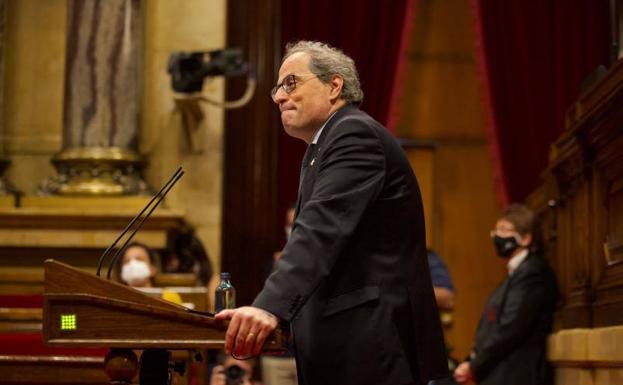 Torra anima a Unidas Podemos a «romper» con el PSOE