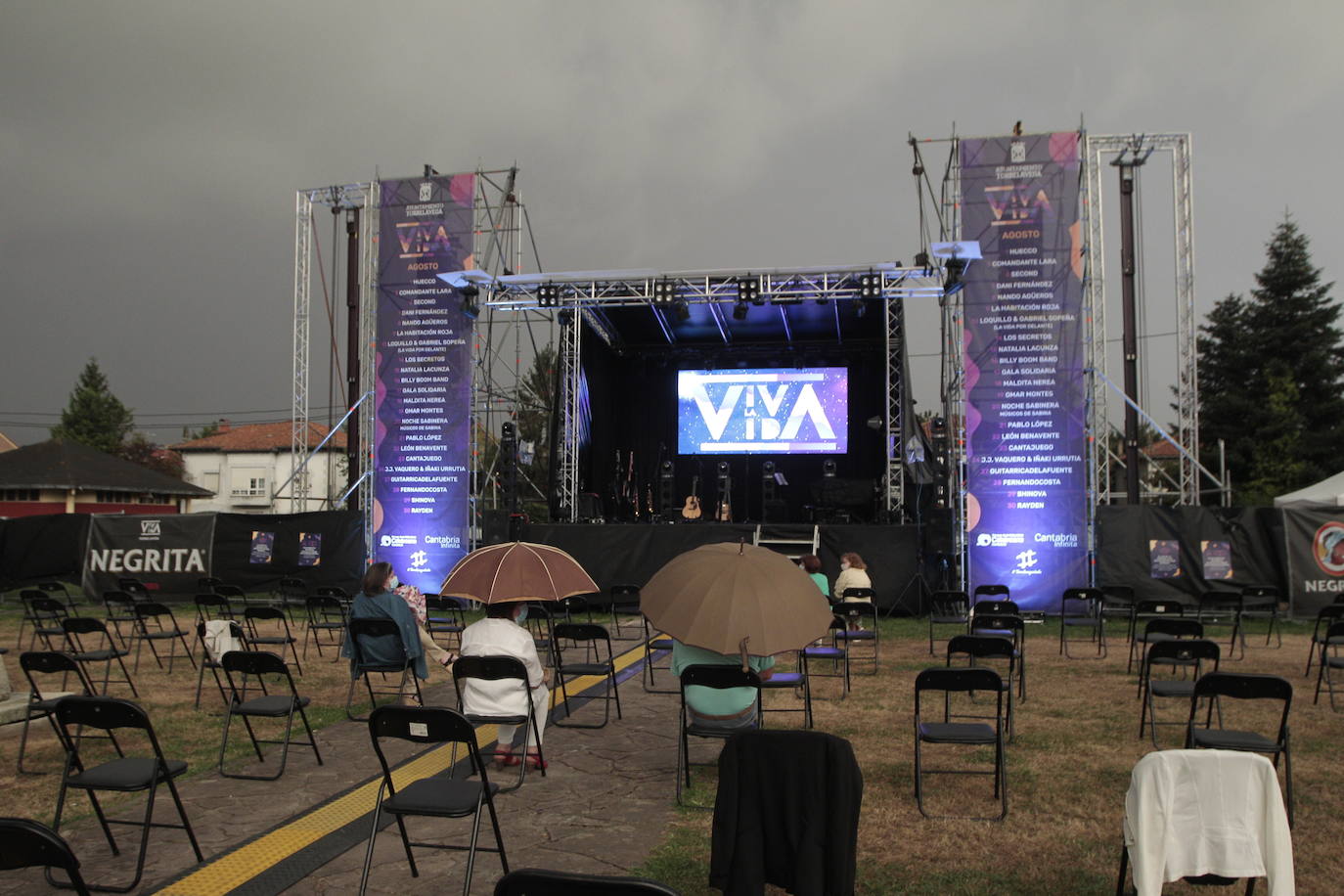 Cancelado por la tormenta el concierto que Nando Agüeros iba a dar esta noche en Torrelavega